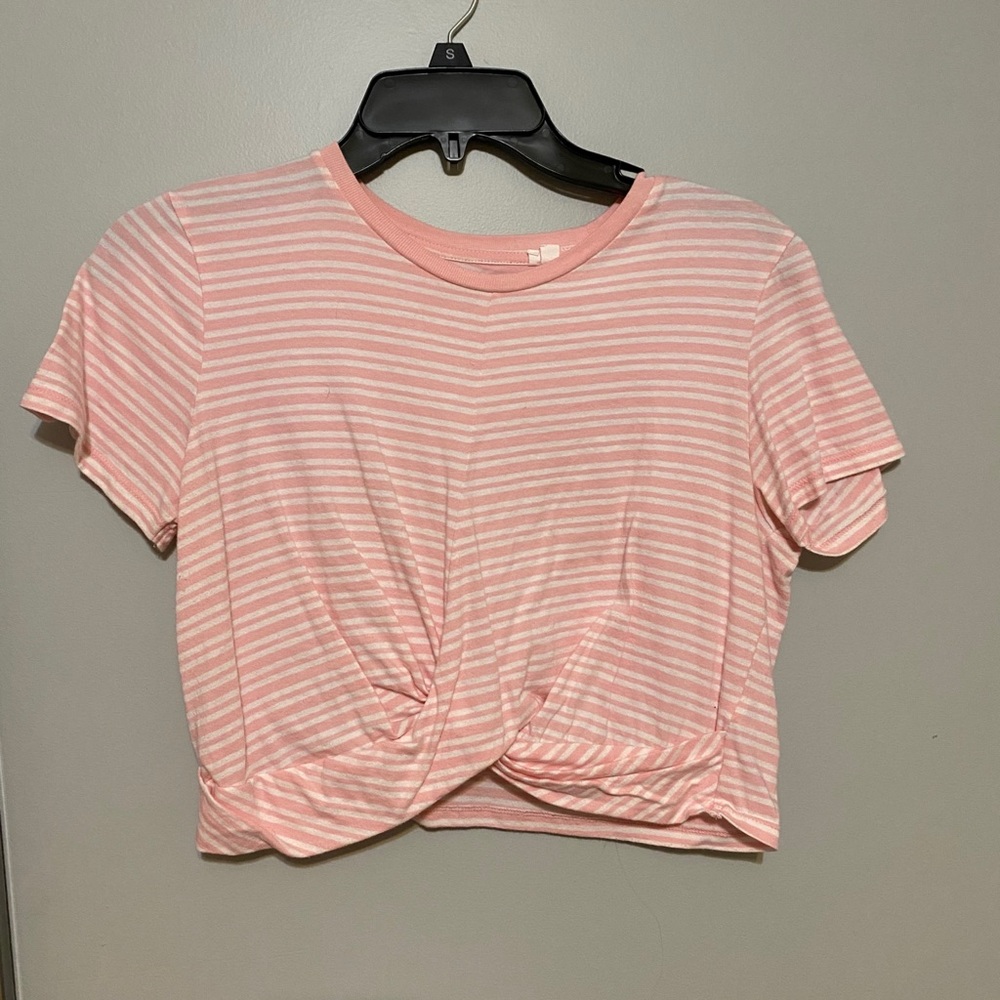 Striped crop top